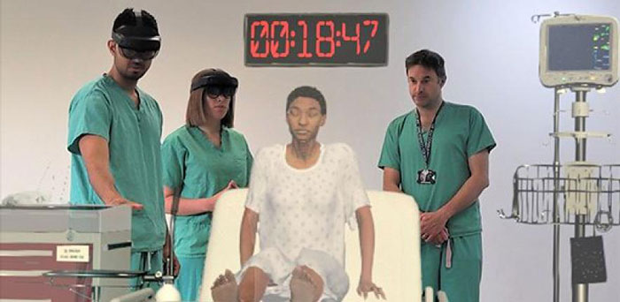 劍橋大學CHU聯手GigXR開發HoloLens全息患者場景培訓應用HoloScenarios
