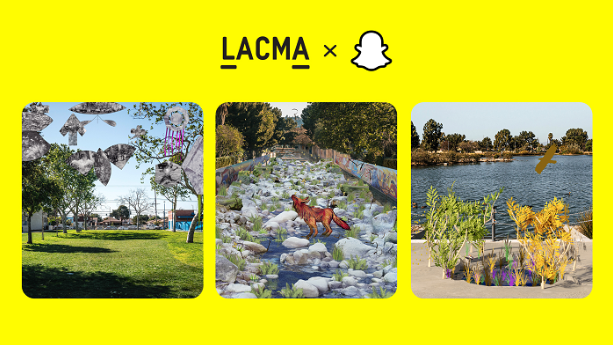 Snapchat宣布與LACMA合作推出新AR數字藝術展