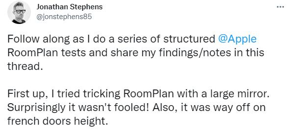 「RoomPlan」：蘋果一款令人印象深刻的AR空間映射工具