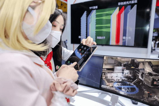 光學半導體產業設備應用于折疊屏手機